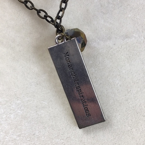 Monarch Inspirations “imagine” rhinestone necklace - Picture 3 of 9